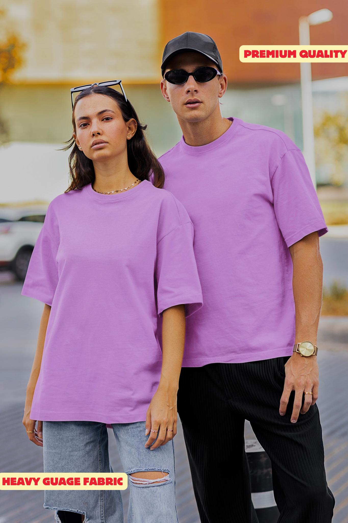 Classic Oversized T-shirt - LAVENDER