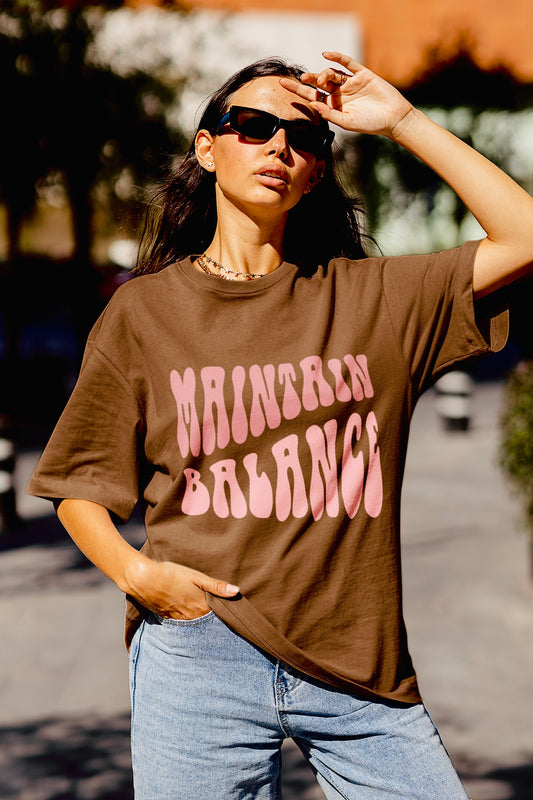 Maintain Balance Edition Oversized T-shirt