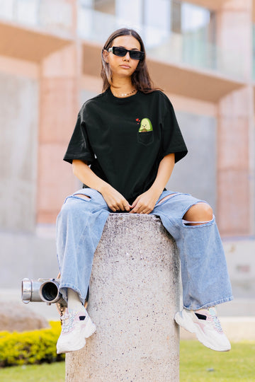 Cute Avocado Oversized T-shirts