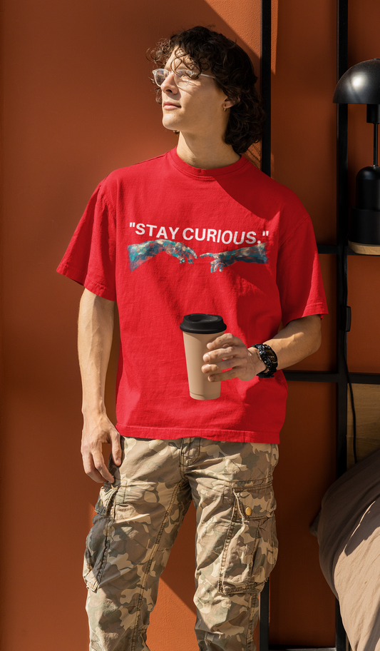 Stay Curious Edition Unisex Oversized T-shirt