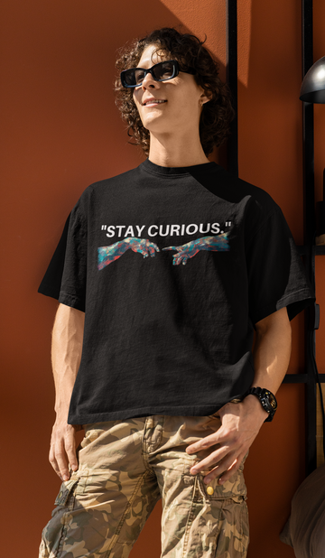 Stay Curious Edition Unisex Oversized T-shirt